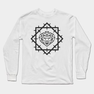 Lamb of God in a crown and framed with a crown of thorns Long Sleeve T-Shirt